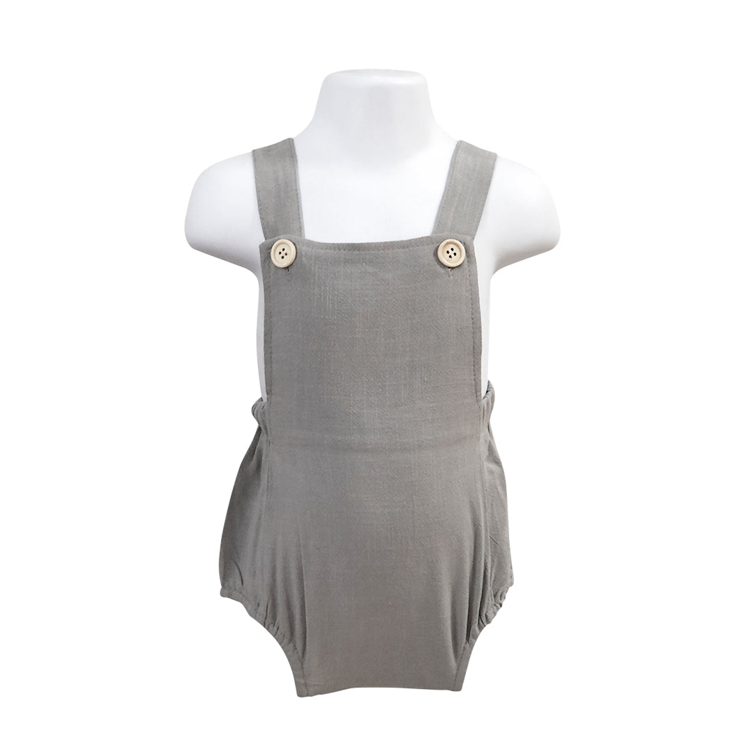 One-Piece Rompers With Buttoned Straps