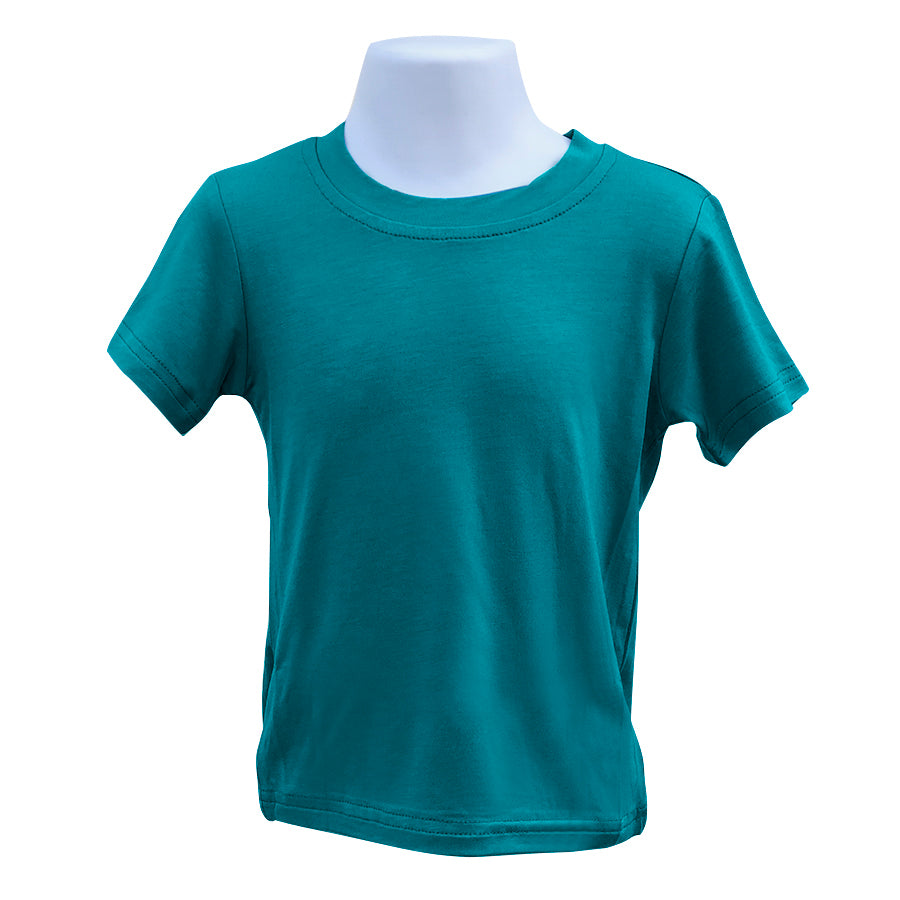 Bamboo Round Neck Short Sleeve Tees for Boys & Girls